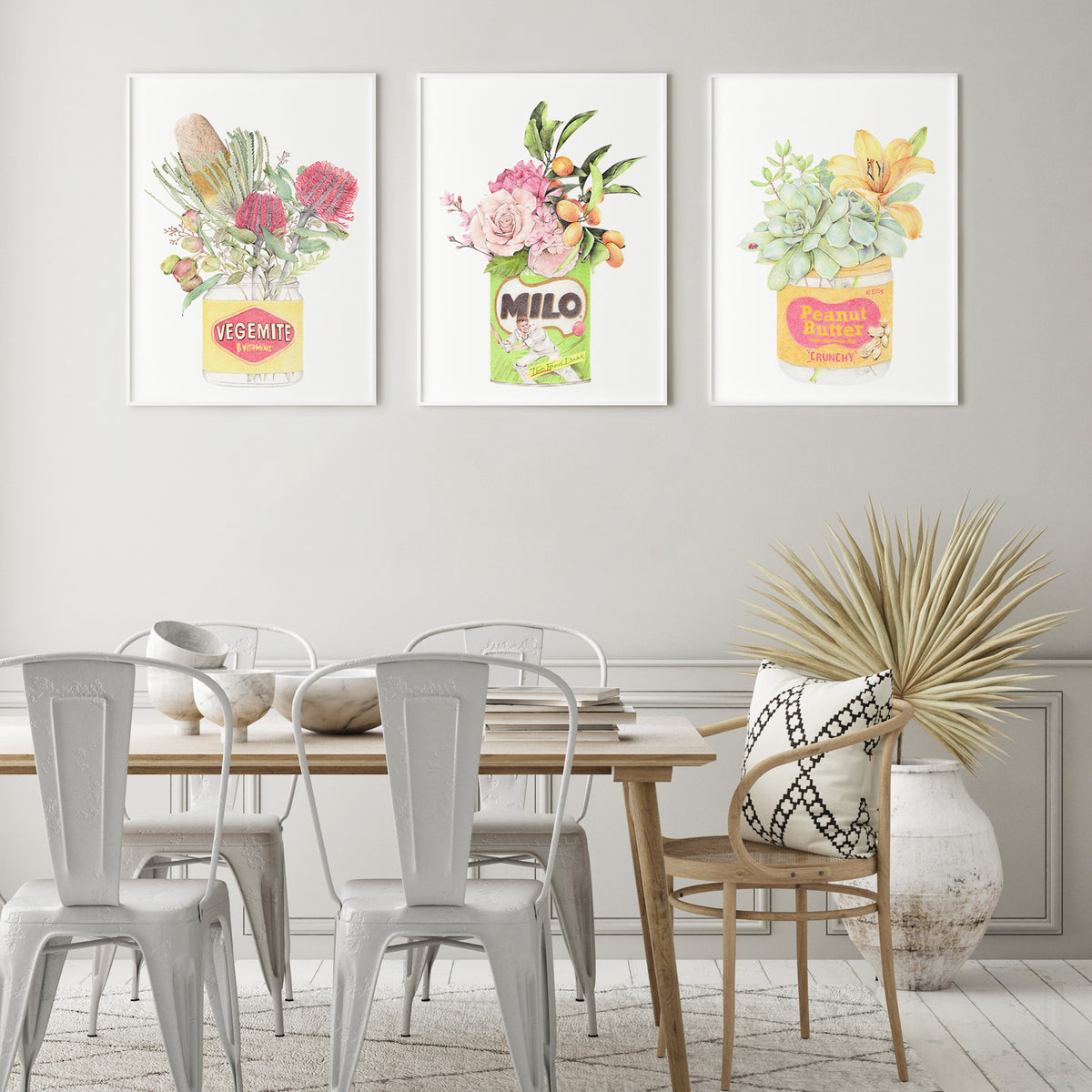 Set of 3 Wall Art | Australiana Art Prints – Carmen Hui Art