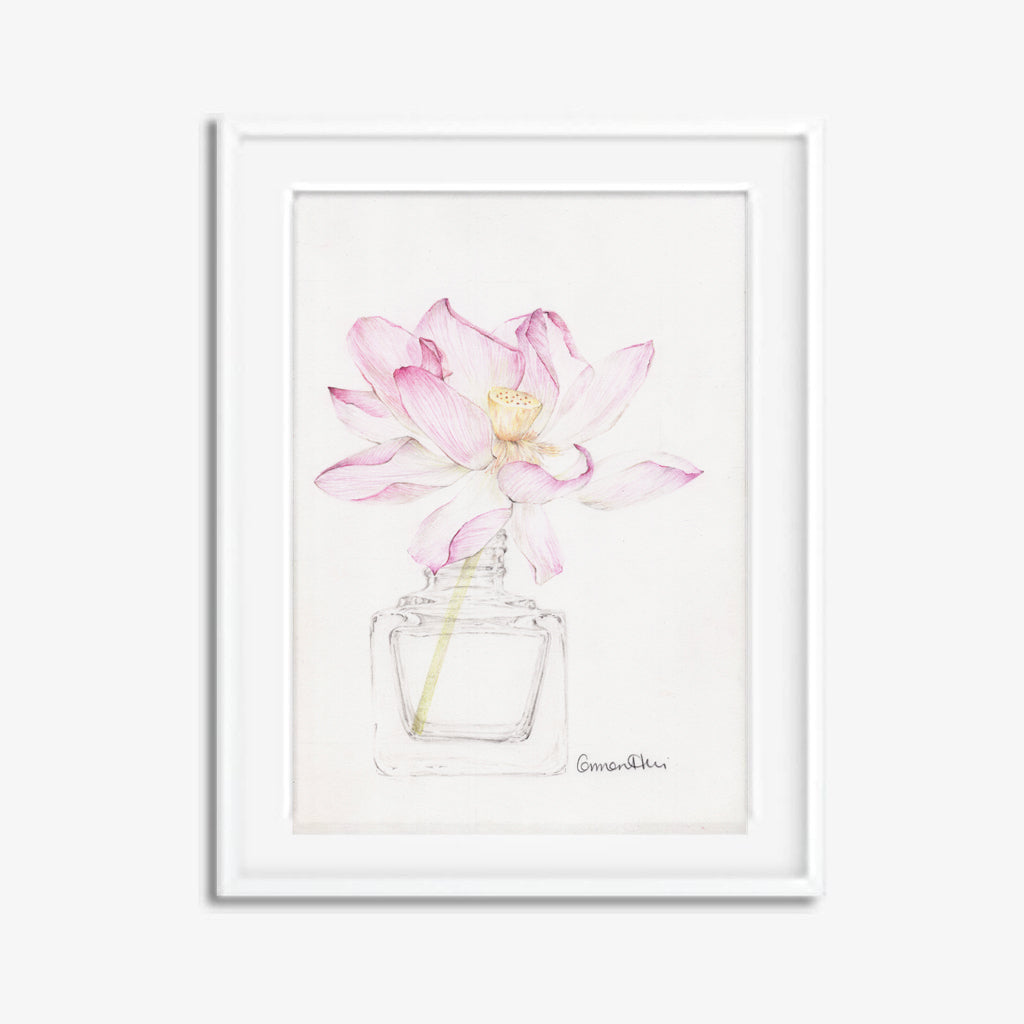 Buy Lotus Original Painting, Mixed Media Art: Colored Pencil Flower Drawing  and Acrylic Space Background, Spiritual Art, Small Artwork Online in India  - Etsy